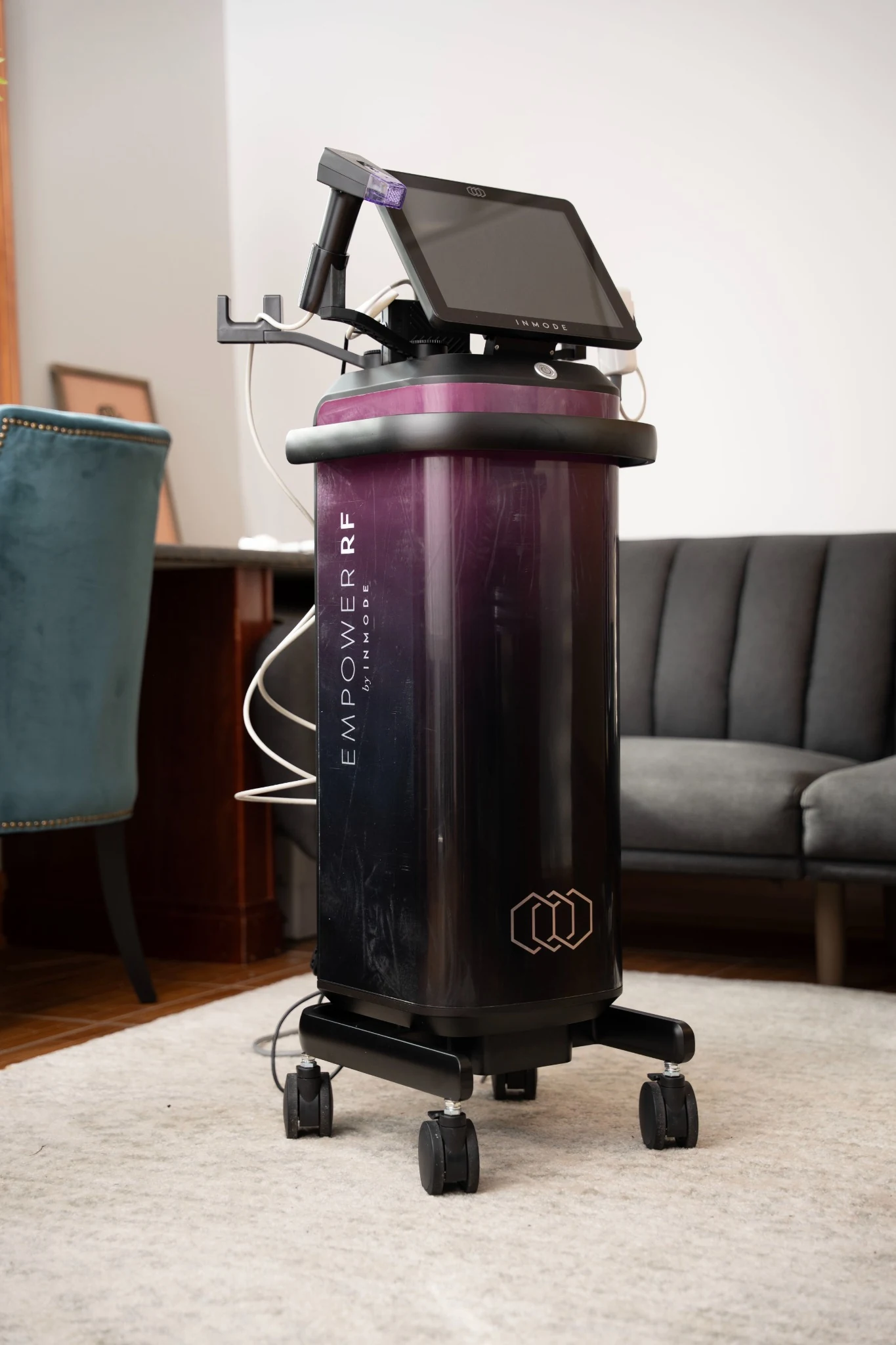 EmPower treatment device at Renew Aesthetics and Wellness Center